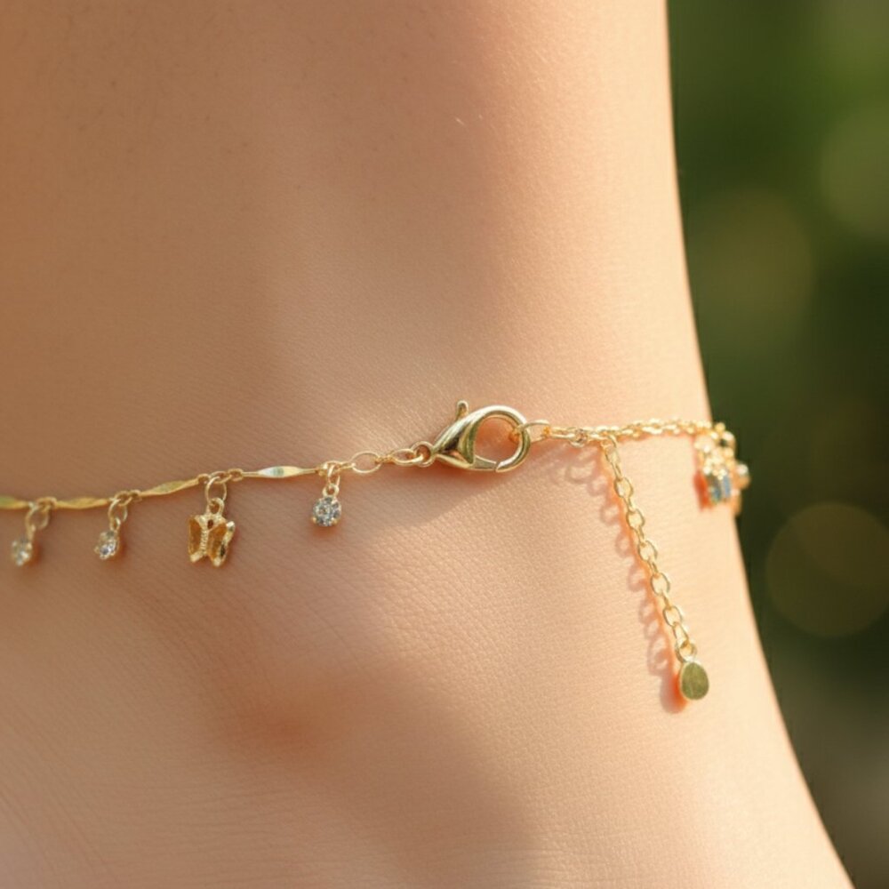 "New Beautiful Design Anklet for Women/Girls, Gift, A542 - Picture 3 of 5